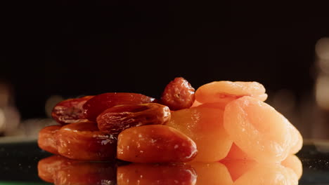 dried dates and apricots