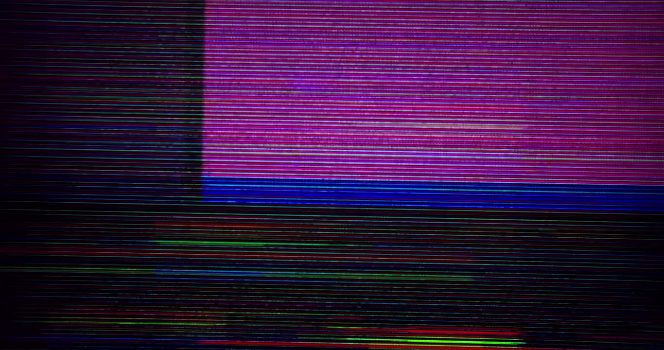 Explore the captivating world of TV glitches and digital errors