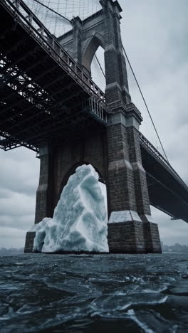 iceberg under the brooklyn bridge