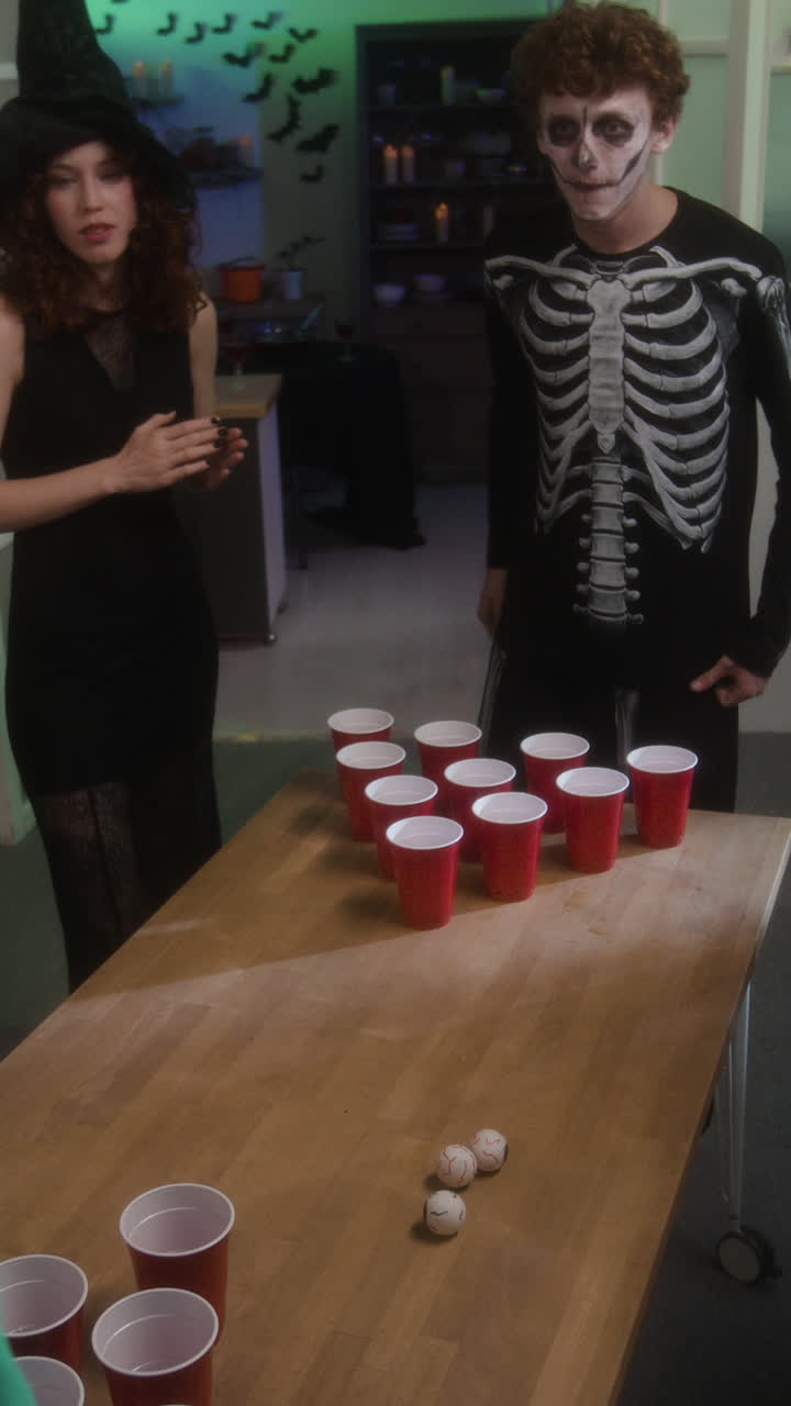Halloween Party Beer Pong Game