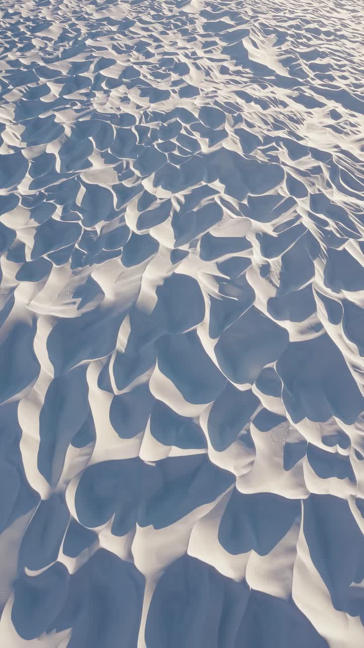 Aerial view of sand dunes