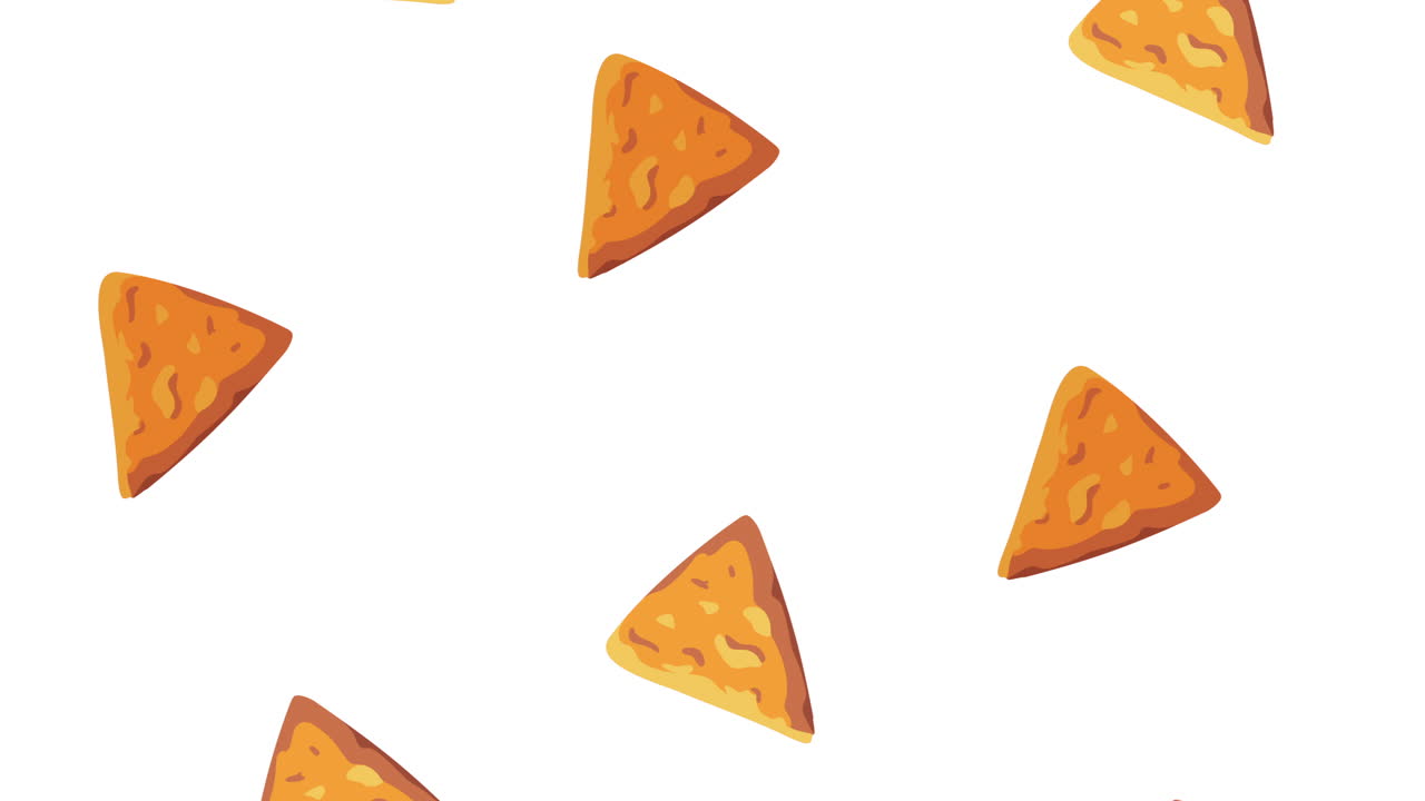 patrón de comida tradicional de los nachos mexicanos