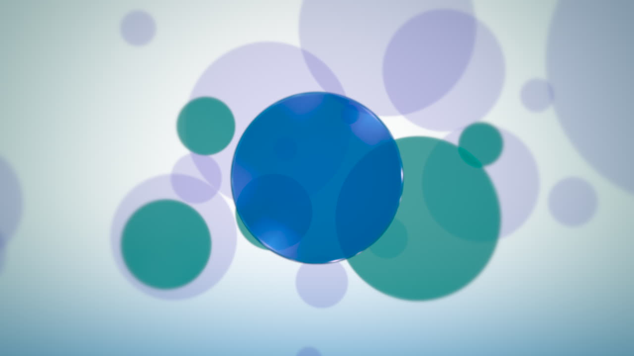 fondo abstracto de círculos de movimiento 2