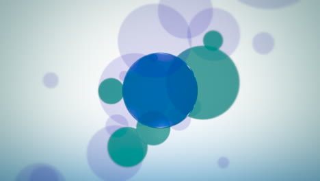 fondo abstracto de círculos de movimiento 2