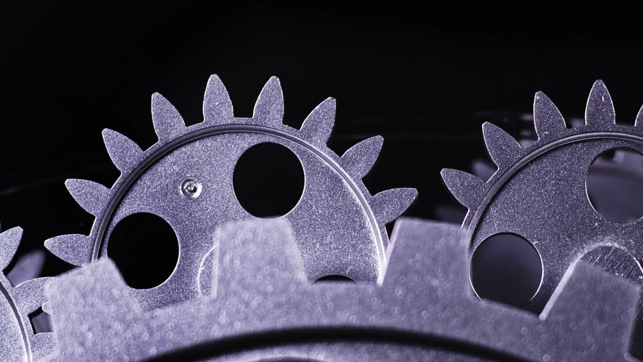 레트로 그룬지 산업 기계 시계 기어