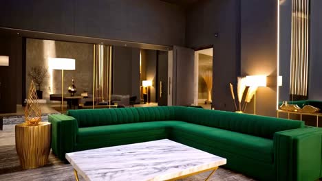 interior elegante de la sala de estar