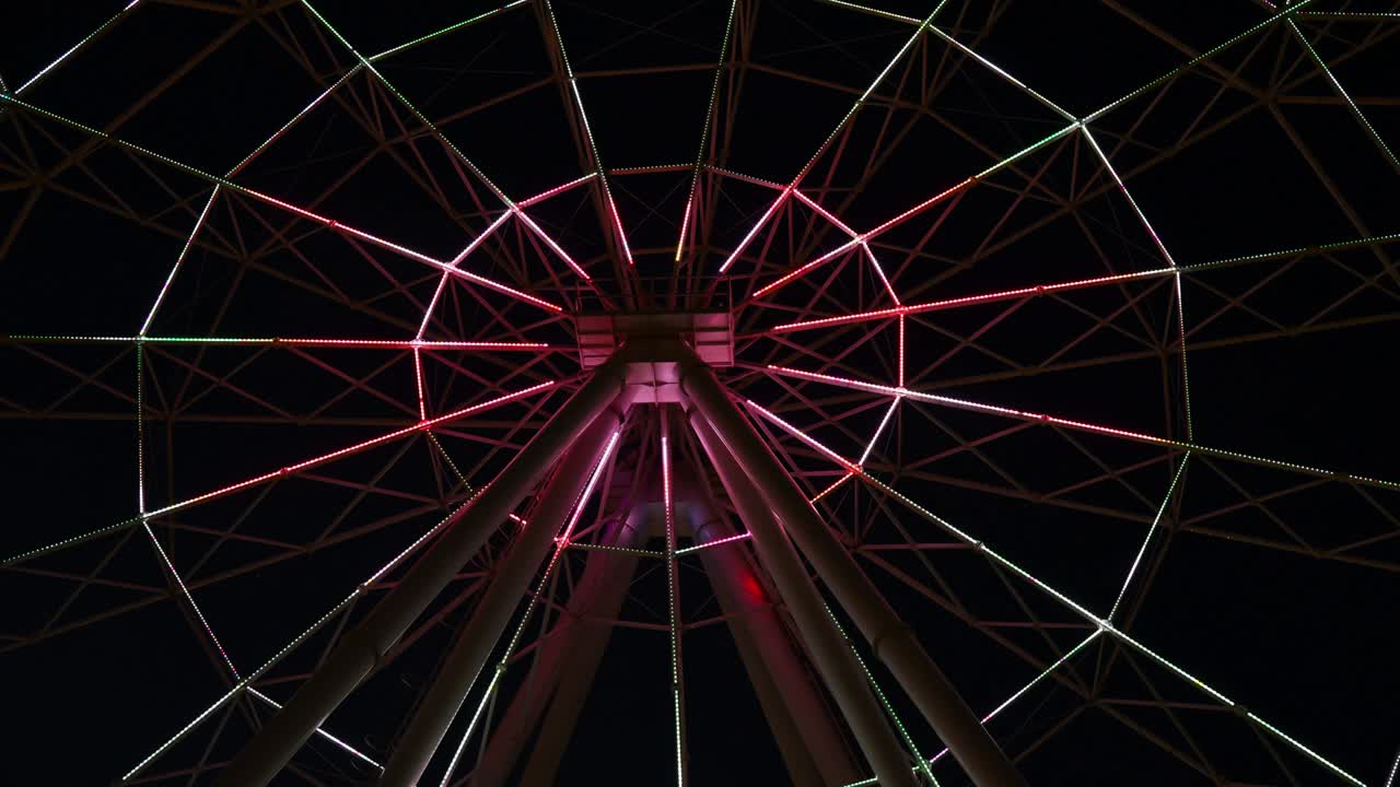 Ferris wheel at night