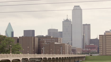 A-bridge-leading-toward-business-district-of-Dallas-Texas