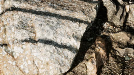 close up of rocky stones formation