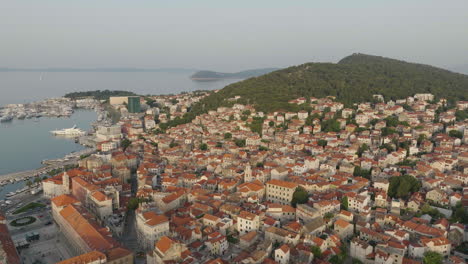 aerial shot of the city of split in croatia, europe-10