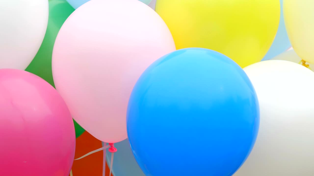 globos de helio de colores