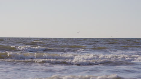 Meereswellen,-Die-Am-Strand-Rauschen