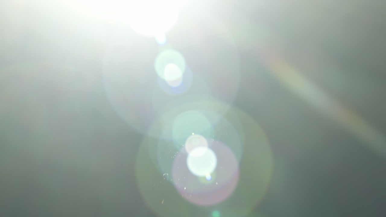 렌즈 플레어 효과는 추상적인 배경으로