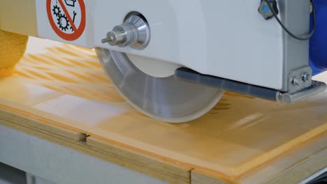 automatic cnc bridge saw - router profiling system cutting artificial stone