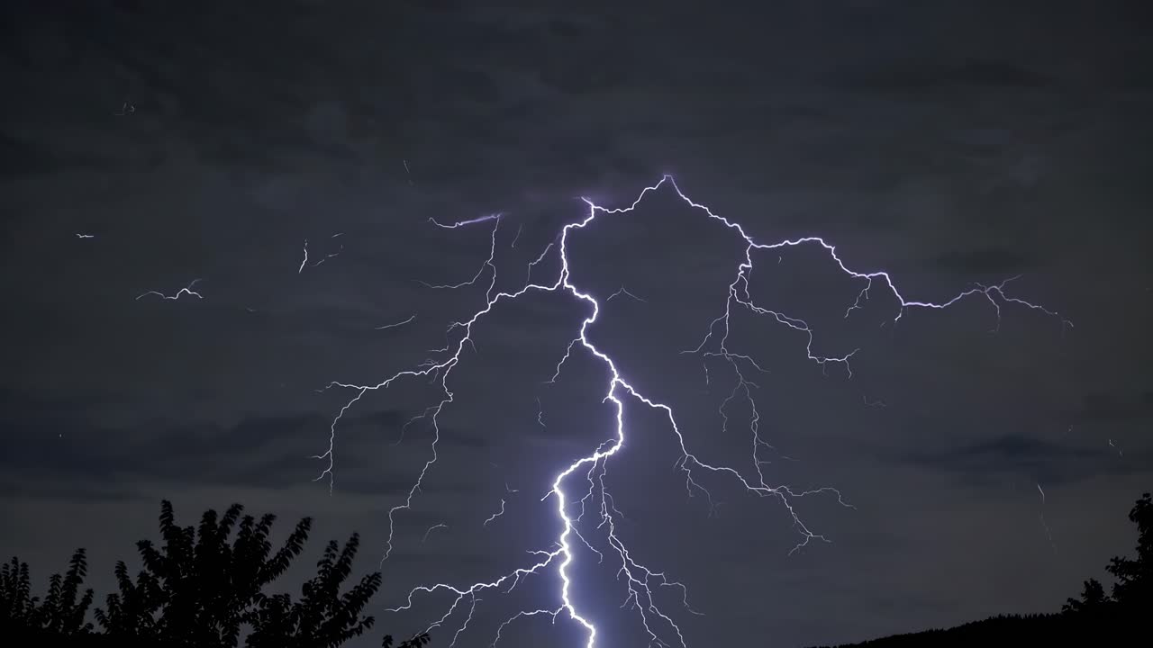 Night Storm with Lightning