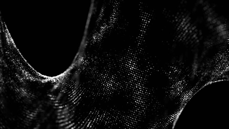 Abstract Dot Wave Design