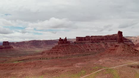 rock formations and desert