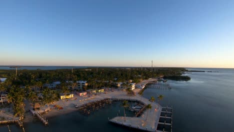 Imágenes-Aéreas-De-La-Costa-A-Lo-Largo-De-Islamorada