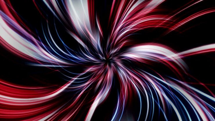 Animação de Tecnologia Abstrata, Renderização, Fundo, Listras de Fibra, Loop