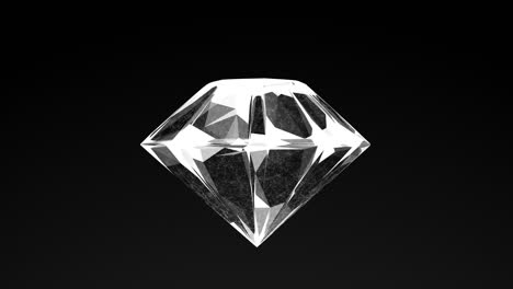 model of diamond, abstract geometric composition