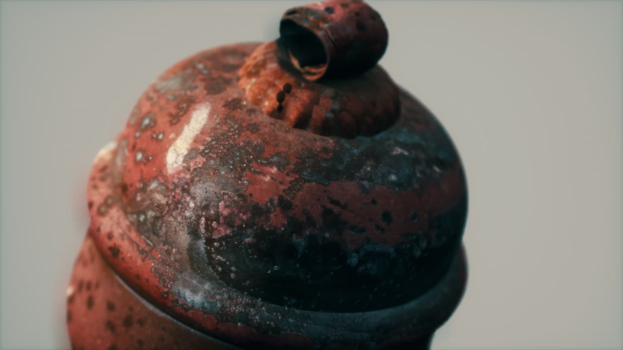 위험 오래된 녹화 된 가스 컨테이너