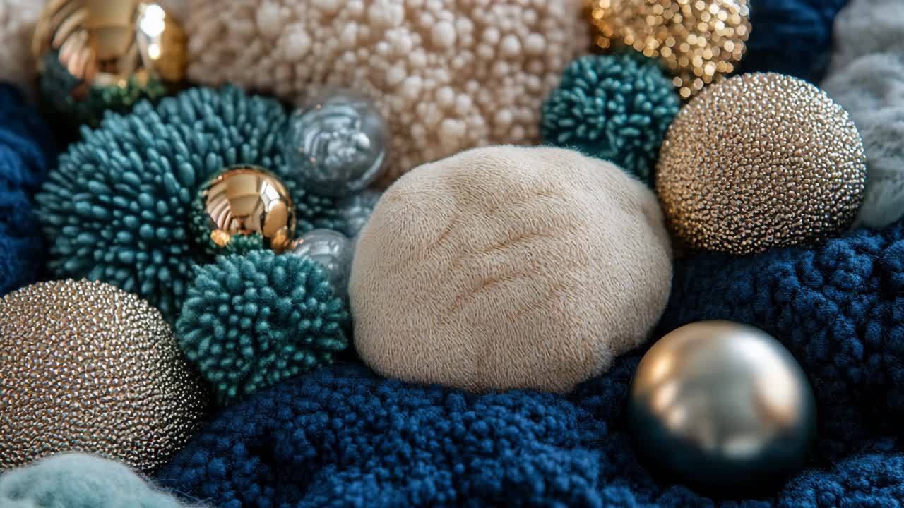 decoraciones de navidad en primer plano