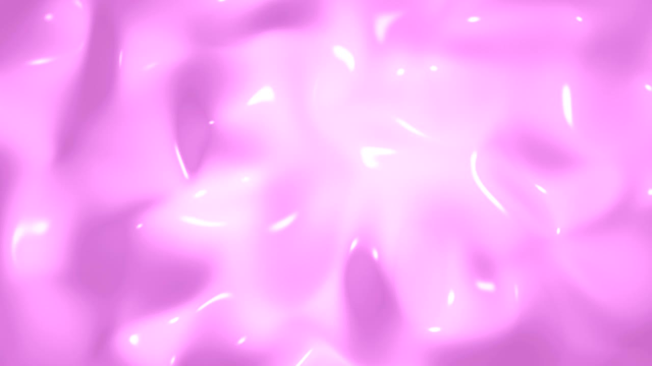 líquido orgánico ondulado abstracto como caramelo, leche, batido de leche hirviendo 4k bucle capaz de color púrpura claro, video de fondo rosado