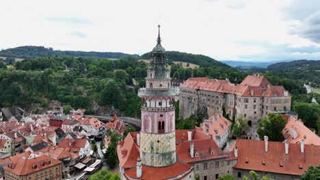 český krumlov, południowa bohemia, czechy, lipiec 2023