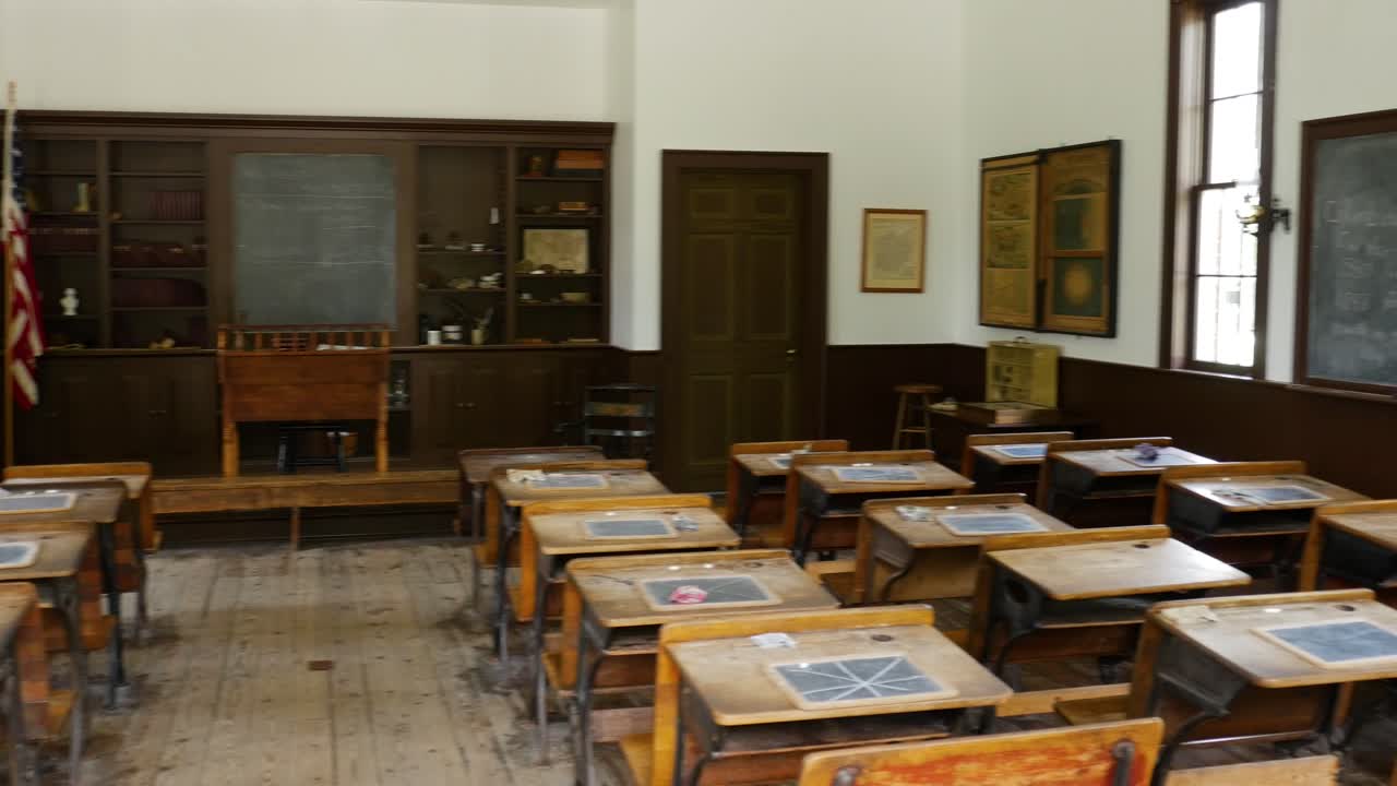 escuela de una habitación de 1890