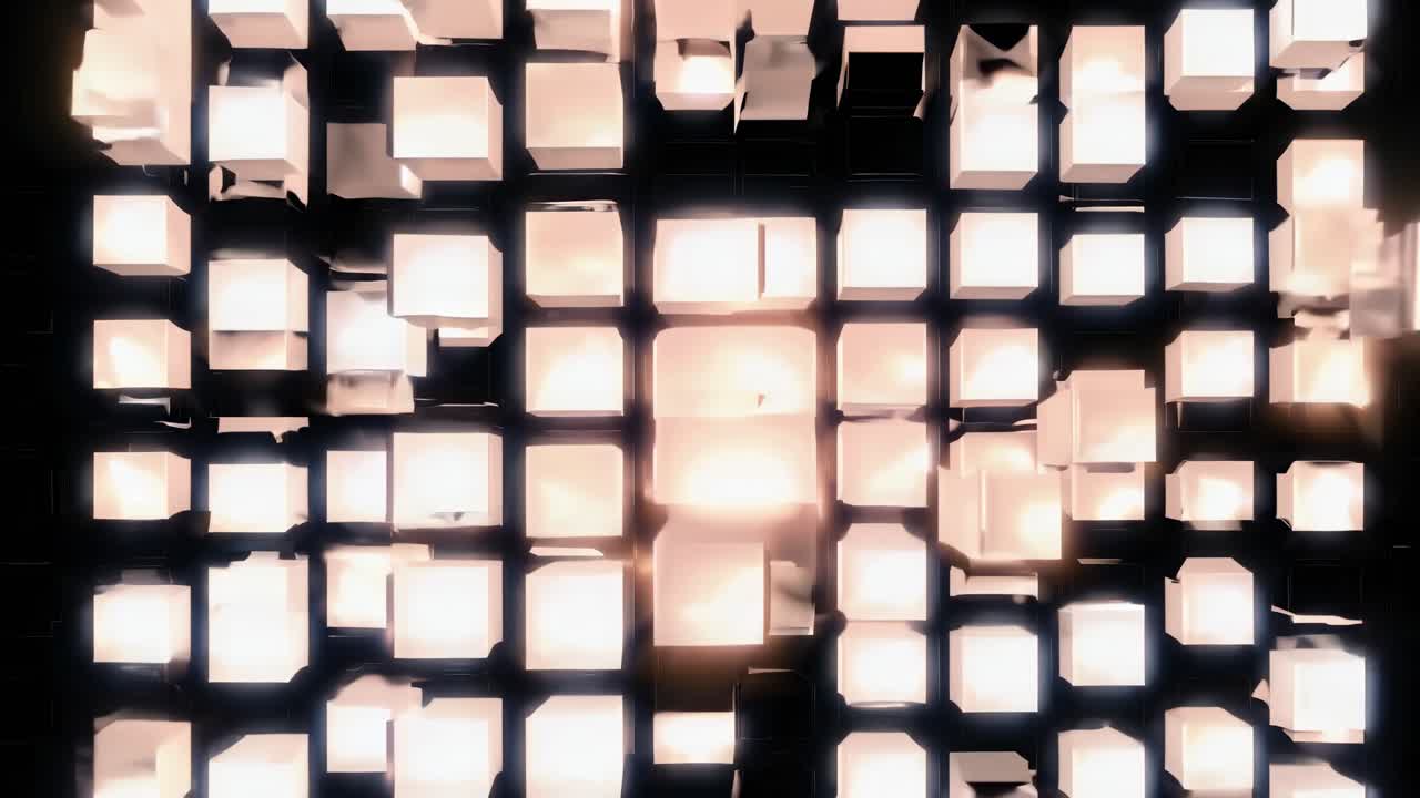 patrón de cubo geométrico abstracto