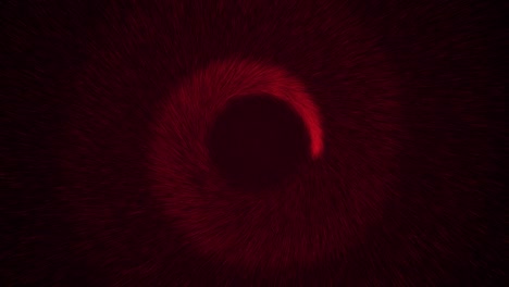 bucle de fondo de remolino de partículas rojas