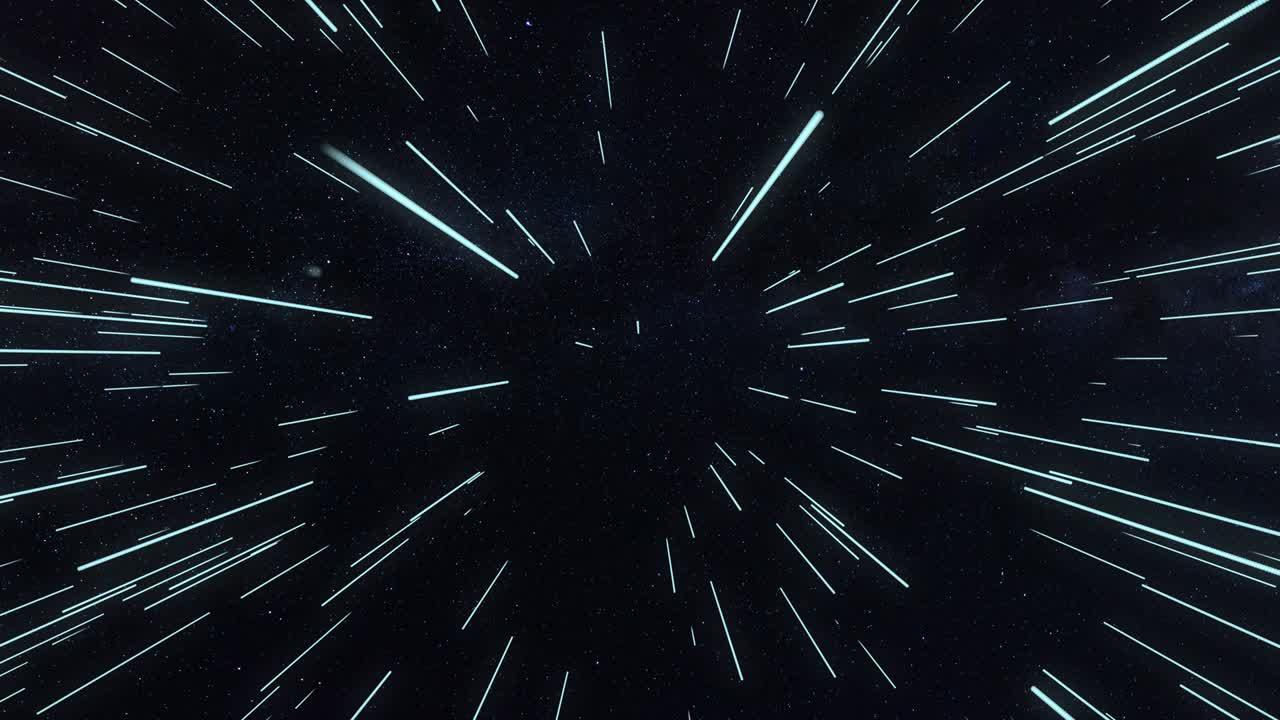 Through space in a interstellar travel. Loop