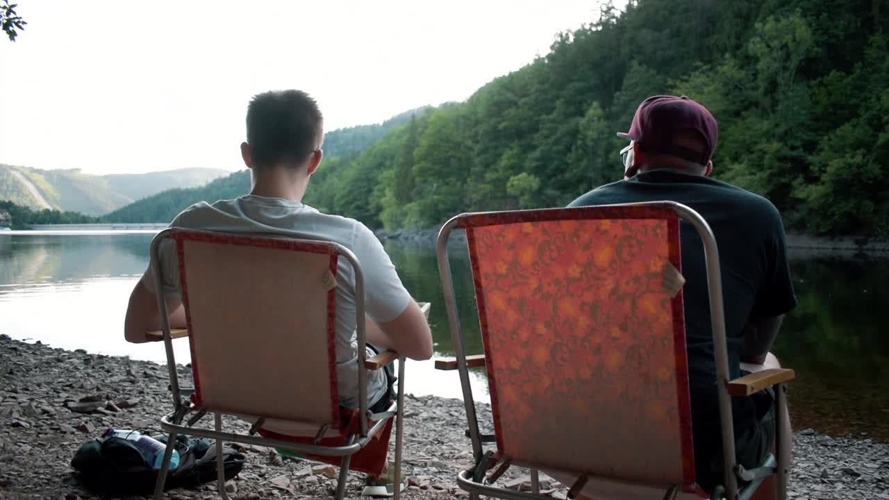 독일 현지 바다에서 휴식