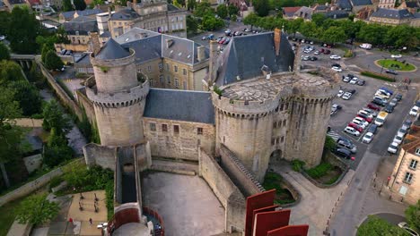 castillo de los duques de alencon, orne en normandía, francia