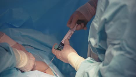 bone marrow transplant operation. team surgeons operation bone marrow transplant