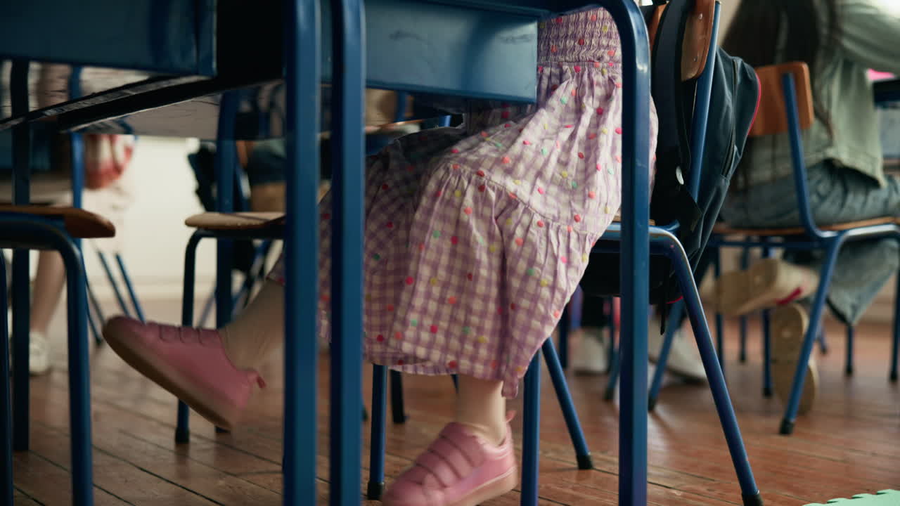Children learning and playing in the classroom