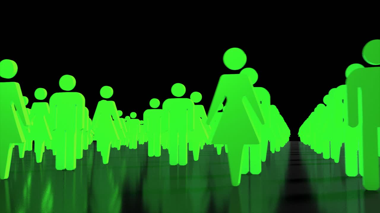 남성, 여성, 군중, 아이콘, 비즈니스 팀, 성별, 성별