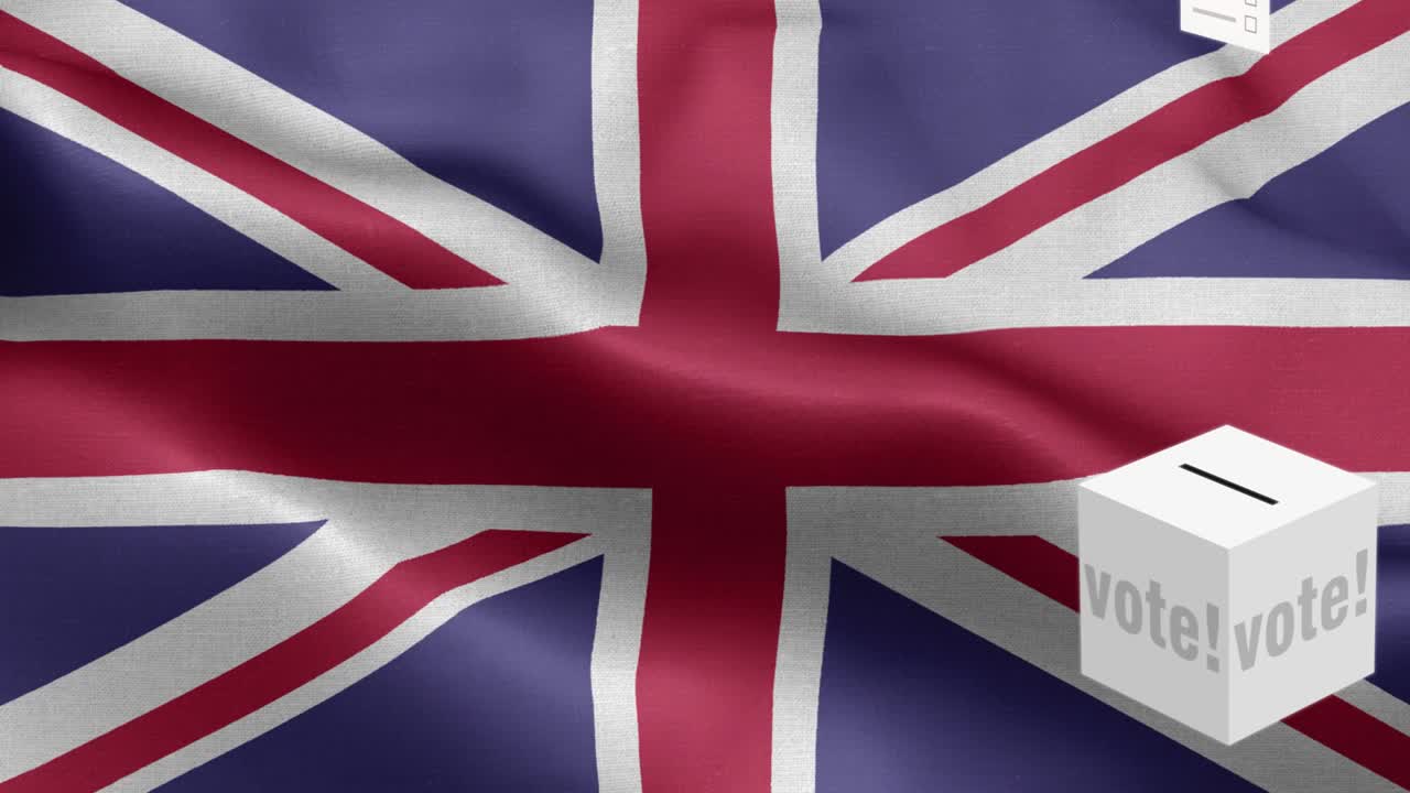 유나이티드 킹덤 선발 투표용지에 투표용지가 날아갑니다. 발 앞에 투표용지가 있습니다.