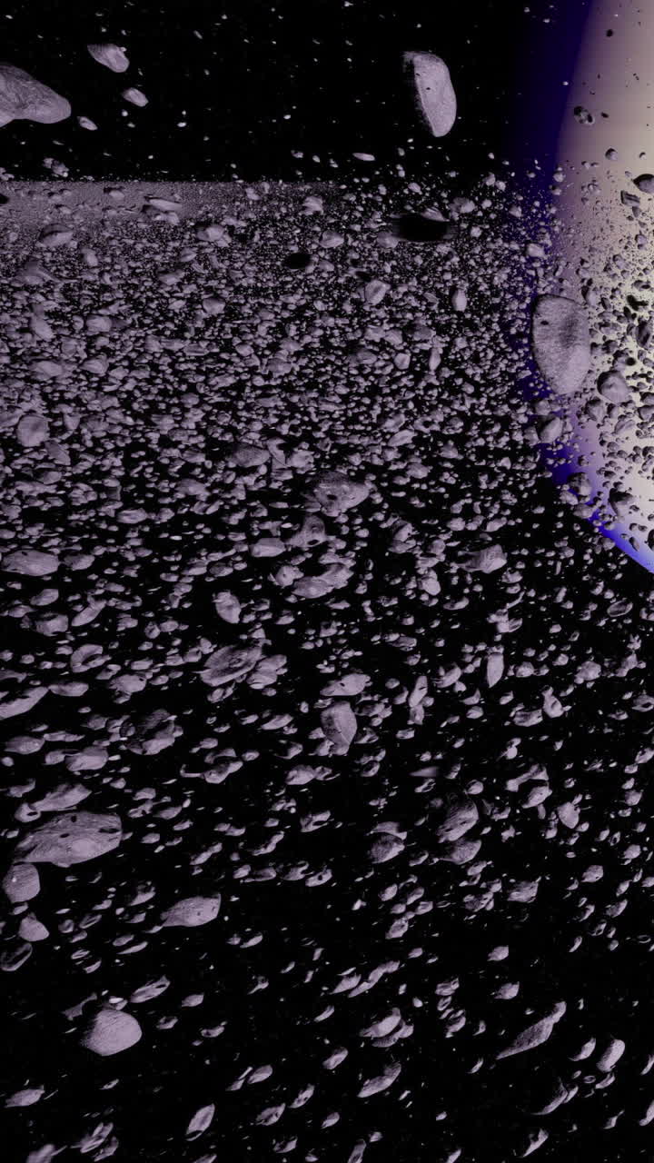 Polvere di stelle e rocce cosmiche danzano nelle profondità dello spazio