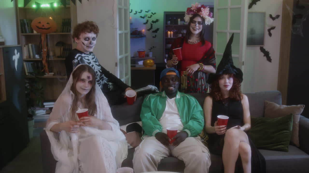 Halloween Costume Party with Friends