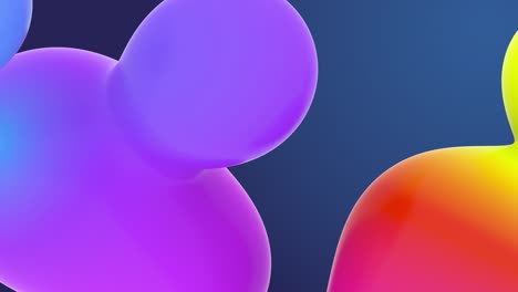 fluido de diseño orgánico futurista forma de abstracción animada de primer plano