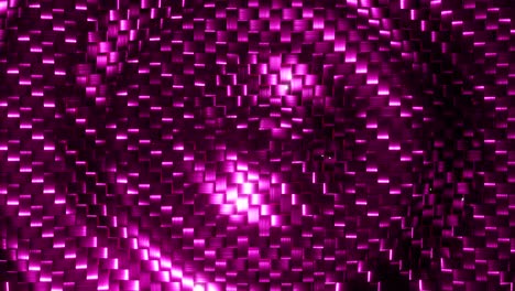 fibra de carbono de tejido púrpura brillante. animación con bucles infinitos