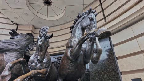 bronze horse sculpture