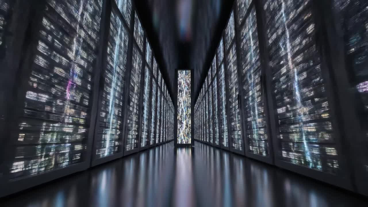 A High-Tech Server Room