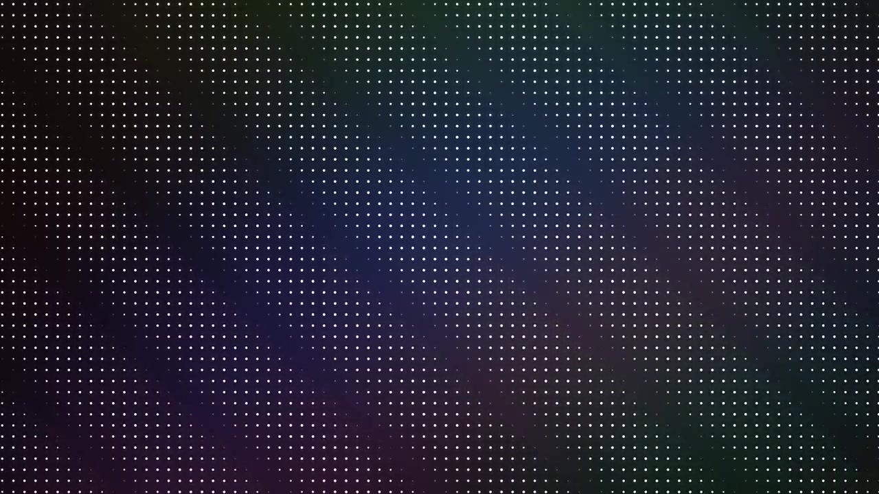 Dynamic Halftone Dot Pattern with Shifting Color Gradient