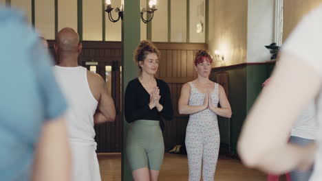 yoga group indoor