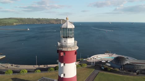 plymouth - smeaton`s lighthouse tower - aerial 5