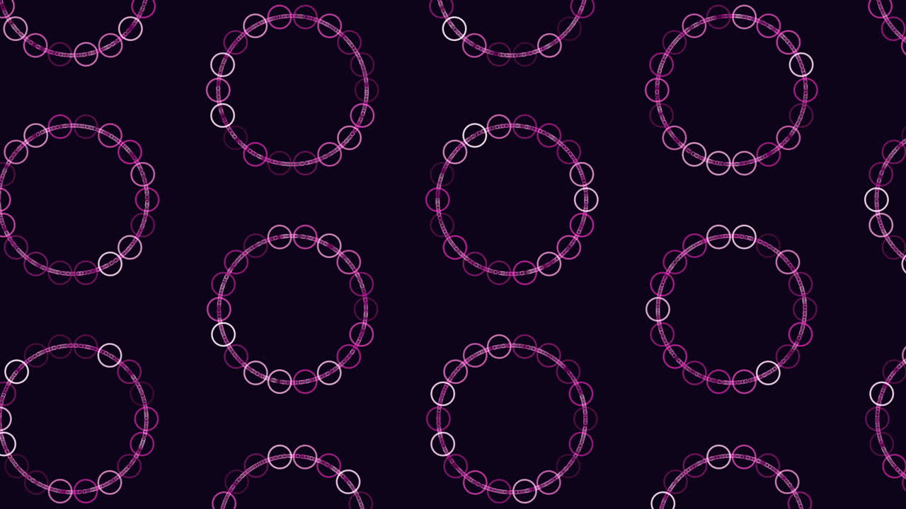 patrón abstracto en blanco y negro con círculos verdes superpuestos