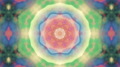 etéreo brillante simétrico mandala animación bucle sin costuras, bucle de animación capaz