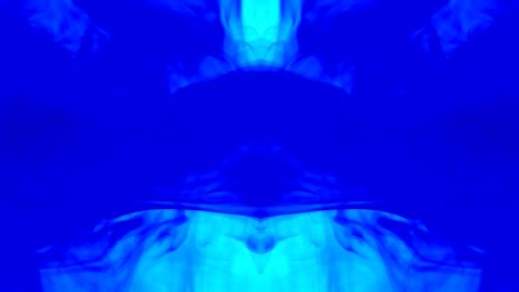 fondo de pintura de tinta azul con colores giratorios azules girando alrededor. fondo abstracto